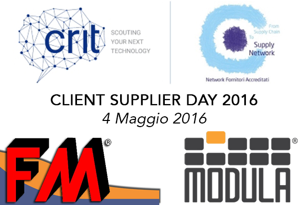 Client/Supplier Day 2016: FM together with Modula