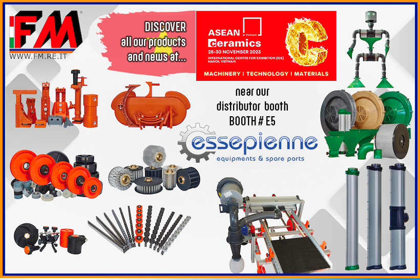 FM ad Asean Ceramics (VietNam) e Tilex (Iran) con Essepienne